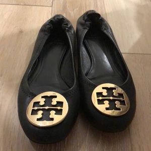 Tory Burch Minnie travel leather flats